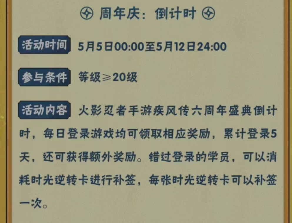 火影忍者疾风传六周年是什么时候？