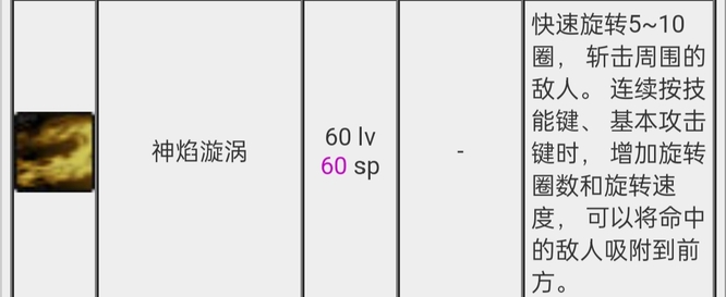 dnf神焰漩涡是谁的技能？