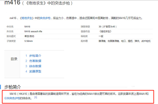 pubg里的m416是哪个国家的？