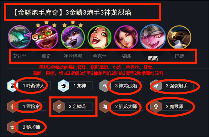 云顶s7金麟龙怎么搭配阵容？