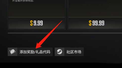 pubg兑换码在哪里输入？