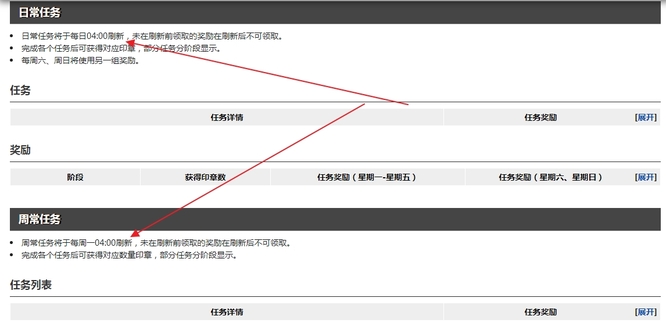 明日之后每天几点重置？