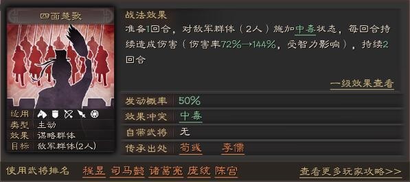 三国志战略版机略纵横和四面楚歌哪个好？