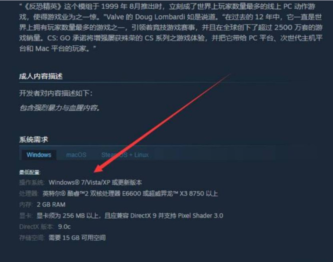 csgo配置要求高吗？