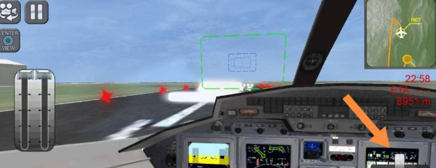 手游真实飞行模拟器怎么起飞？