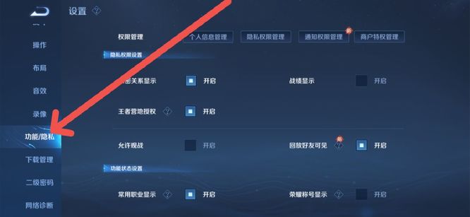 王者荣耀怎么开启贵族显示?