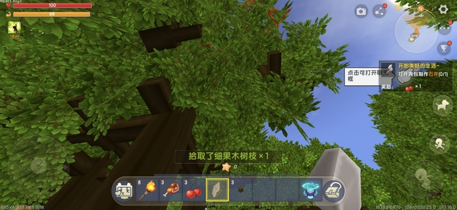 迷你世界细果木树枝怎么获得？