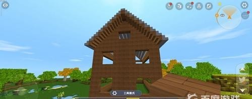 迷你世界怎么盖小木屋？