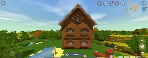 迷你世界怎么盖小木屋？