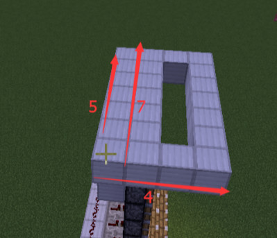 我的世界5×5红石门怎么建造？