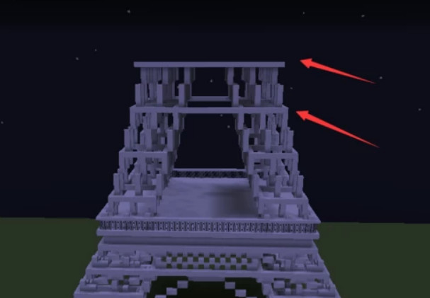 我的世界巴黎铁塔怎么做？
