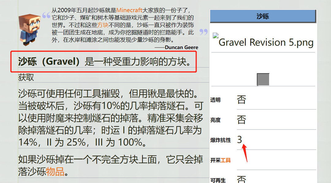 我的世界沙砾和沙子在mc中是一个东西吗？